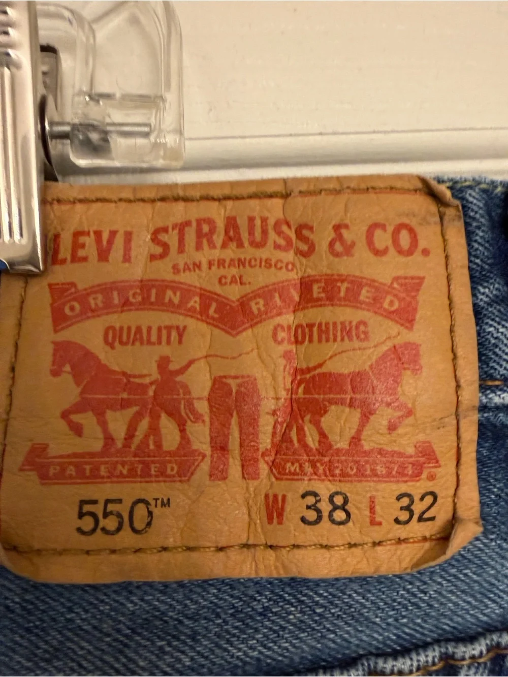 Levi's Relaxed Fit Blue Denim Jeans